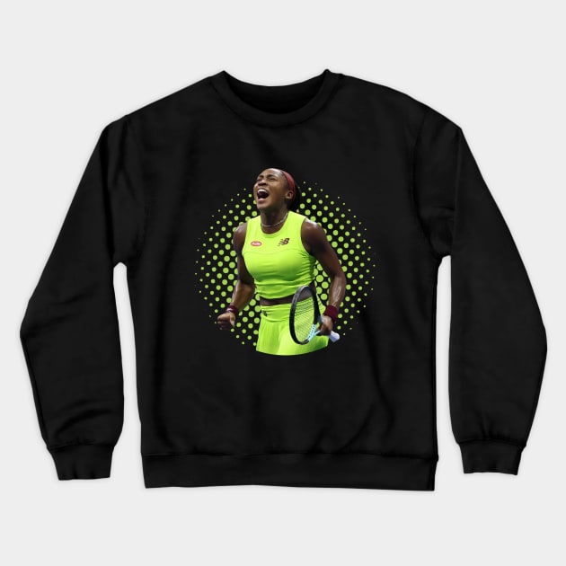 Coco Gauff American Tennis player Crewneck Sweatshirt by Danemilin